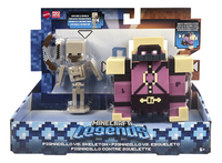 Figurine articulée Minecraft Legends 2 pack - Pigmadillo contre Skeleton