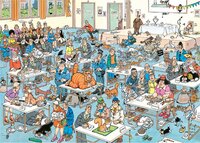 Jumbo puzzel Jan Van Haasteren De kattenshow-Vooraanzicht