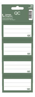 Quattro Colori etiket Green Quartz - 20 stuks