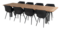 Hartman tuinset Yasmani/Sophie Studio zwart - 8 stoelen