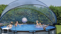 EXIT zwembad met overkapping en warmtepomp Ø 4,5 x H 1,22 m Stone-Afbeelding 4