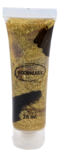 Goodmark Glitter gel 28 ml goud-Vooraanzicht