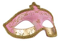 Masque loup vénitien à paillettes-Détail de l'article