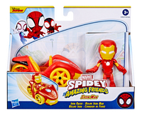 Speelset Marvel Spidey en zijn Geweldige Vriendjes - Iron Man en Iron Racer-Vooraanzicht