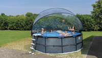 EXIT zwembad met overkapping en warmtepomp Ø 4,5 x H 1,22 m Stone-Afbeelding 3