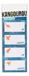 Kangourou etiket Dino - 12 stuks