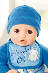 Baby Annabell zachte pop Alexander new - 43 cm-Afbeelding 3