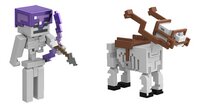 Figurine articulée Minecraft Caves & Cliffs - Bataille du Squelette cavalier-Côté gauche