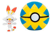 Pokémon Clip 'N Go Wave 10 Flambino + Rapide Ball-Avant