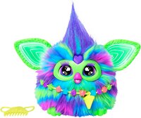 Hasbro Peluche interactive pluche Furby galaxy FR bleu/vert