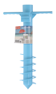 Piquet d'ancrage en plastique pour parasol bleu