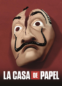Clementoni puzzel Netflix La Casa De Papel masker Dali-Vooraanzicht