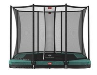 Berg trampoline enterré avec filet de sécurité Ultim Favorit Inground L 2,80 x B 1,90 m Green-Avant