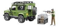 Bruder 4x4 Land Rover Defender avec garde-forestier et chien-Détail de l'article