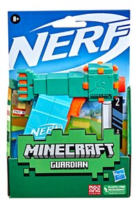 Nerf blaster Minecraft MicroShots - Guardian-Vooraanzicht