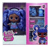 L.O.L. Surprise! minipoupée Hair Hair Hair Série 2 - bleu vif