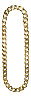 Collier à gros maillons Rappeur doré