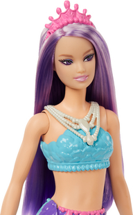 Barbie mannequinpop Dreamtopia Zeemeermin - paars haar-Artikeldetail