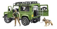 Bruder 4x4 Land Rover Defender avec garde-forestier et chien-Détail de l'article