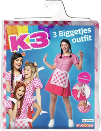 Studio 100 Verkleedpak K3 3 Biggetjes maat 38