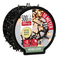 Guirlande lumineuse Microled 500 lampes blanc chaud