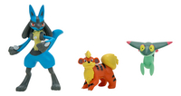 Figuur Pokémon Battle Figure Set Wave 12 - Dreepy + Growlithe + Lucario-Vooraanzicht