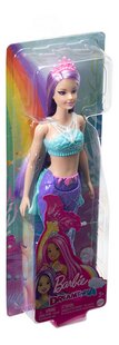 Barbie mannequinpop Dreamtopia Zeemeermin - paars haar-Linkerzijde