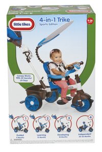 Little Tikes driewieler 4-in-1 Sport Blauw/Wit
