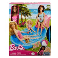 Mattel Set de jeu Barbie Piscine avec rafraîchissement des poupées