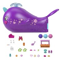 Polly Pocket Sparkle Cove Adventure Narwhal Boat-Vooraanzicht