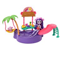 Mattel Figurine Enchantimals Spring Monkey Pool
