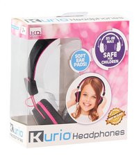 Kurio hoofdtelefoon voor kids roze/zwart-Linkerzijde