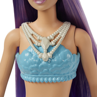Barbie mannequinpop Dreamtopia Zeemeermin - paars haar-Artikeldetail