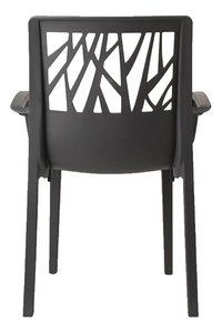 Grosfillex chaise de jardin Vegetal anthracite