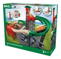 BRIO World 33887 Lift & Load Warehouse Set-Rechterzijde