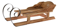 Houten kerstslee