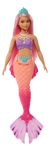 Barbie poupée mannequin Dreamtopia Sirène - cheveux rose clair-commercieel beeld