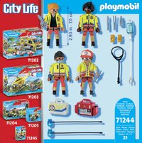 PLAYMOBIL City Life 71244 Équipe de secouristes-Arrière