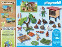 PLAYMOBIL Country 71252 Enfant avec enclos et lapins-Arrière