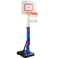 Basketbalbord op voet met scorebord