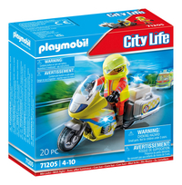 PLAYMOBIL City Life 71205 Noodmotorfiets met zwaailicht