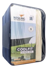 Nesling voile d'ombrage carré 5 m crème