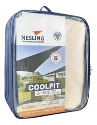 Nesling voile d'ombrage triangle 5 m crème