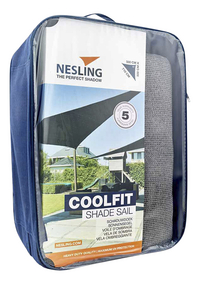 Nesling voile d'ombrage triangle 90° L 7,1 x Lg 5 m anthracite