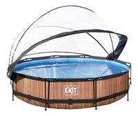 EXIT piscine avec coupole Ø 3,60 x H 0,76 m Wood-Détail de l'article