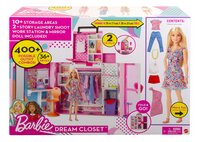Barbie speelset Dream Closet 2.0 met pop-Vooraanzicht