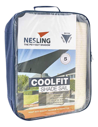 Nesling voile d'ombrage triangle 3,6 m crème