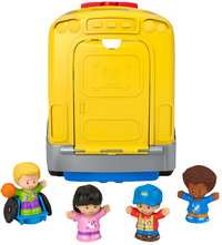 Fisher-Price jouet à tirer Little People Grand bus scolaire jaune-Arrière