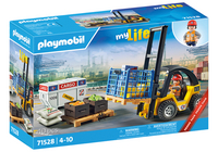 PLAYMOBIL Speelset My Life Heftruck met lading 71528
