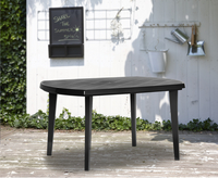 Keter table de jardin Elise Graphite L 137 x Lg 74 cm-Image 1